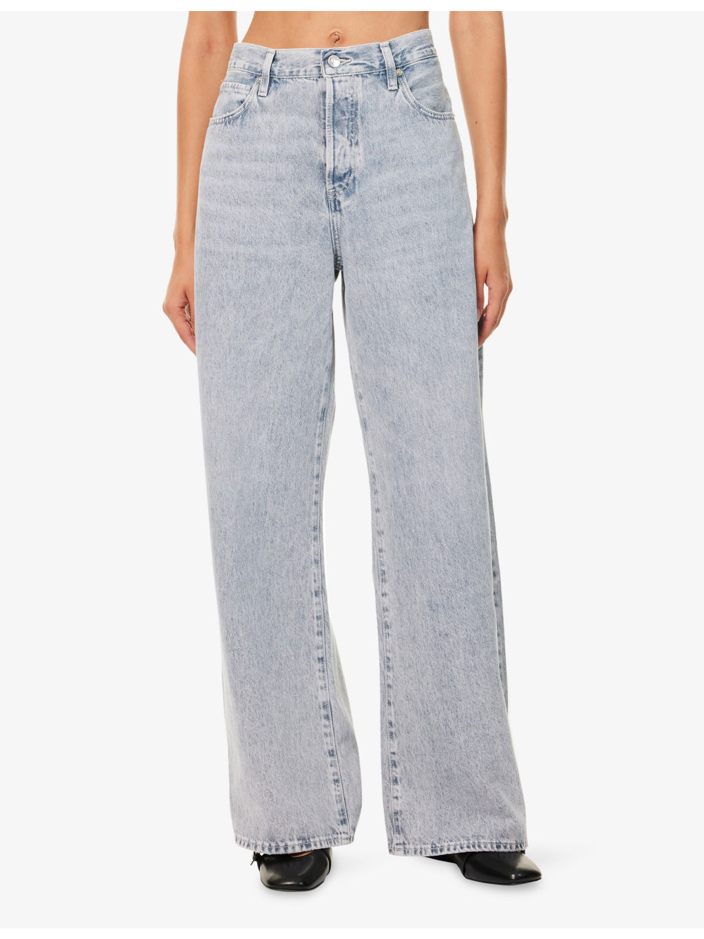 The Loose Wide-Leg Denim Jeans - 3