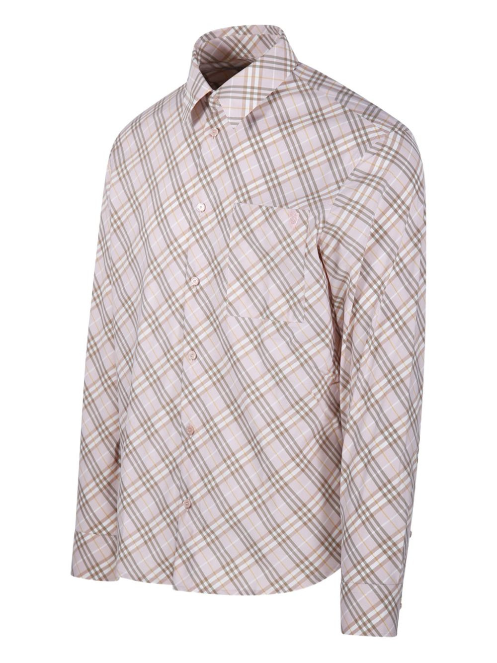 checked cotton shirt - 3