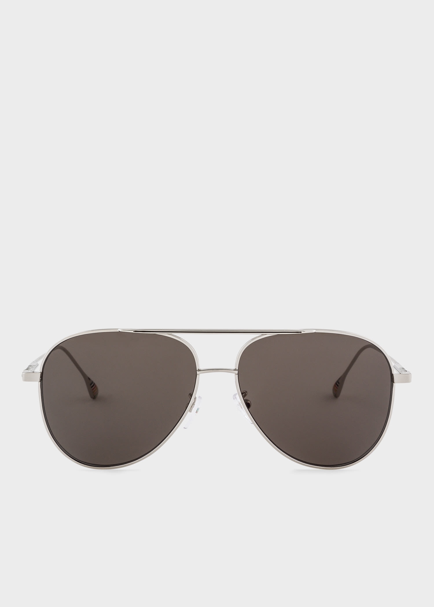 Shiny Silver 'Dylan' Sunglasses - 1