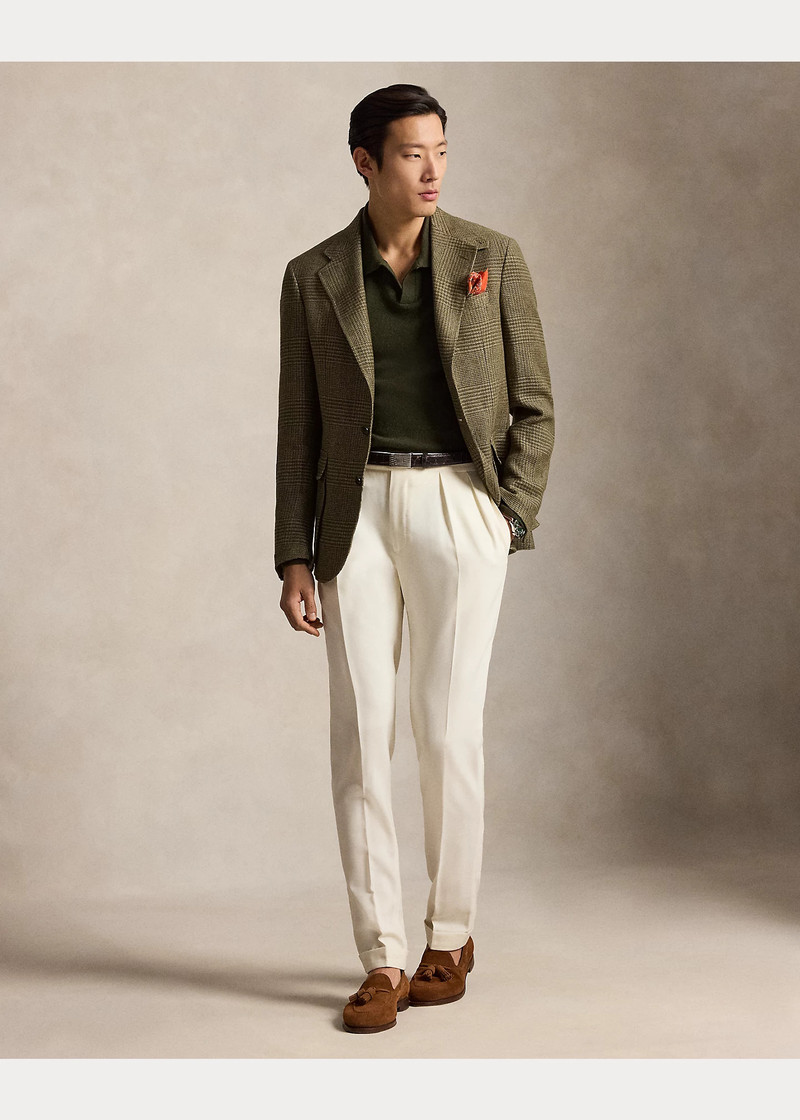The RL67 Plaid Summer Tweed Jacket 3