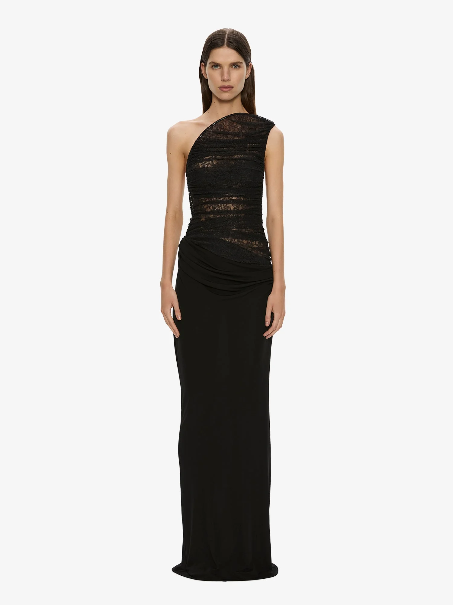 Concave Wired Lace Gown - 1