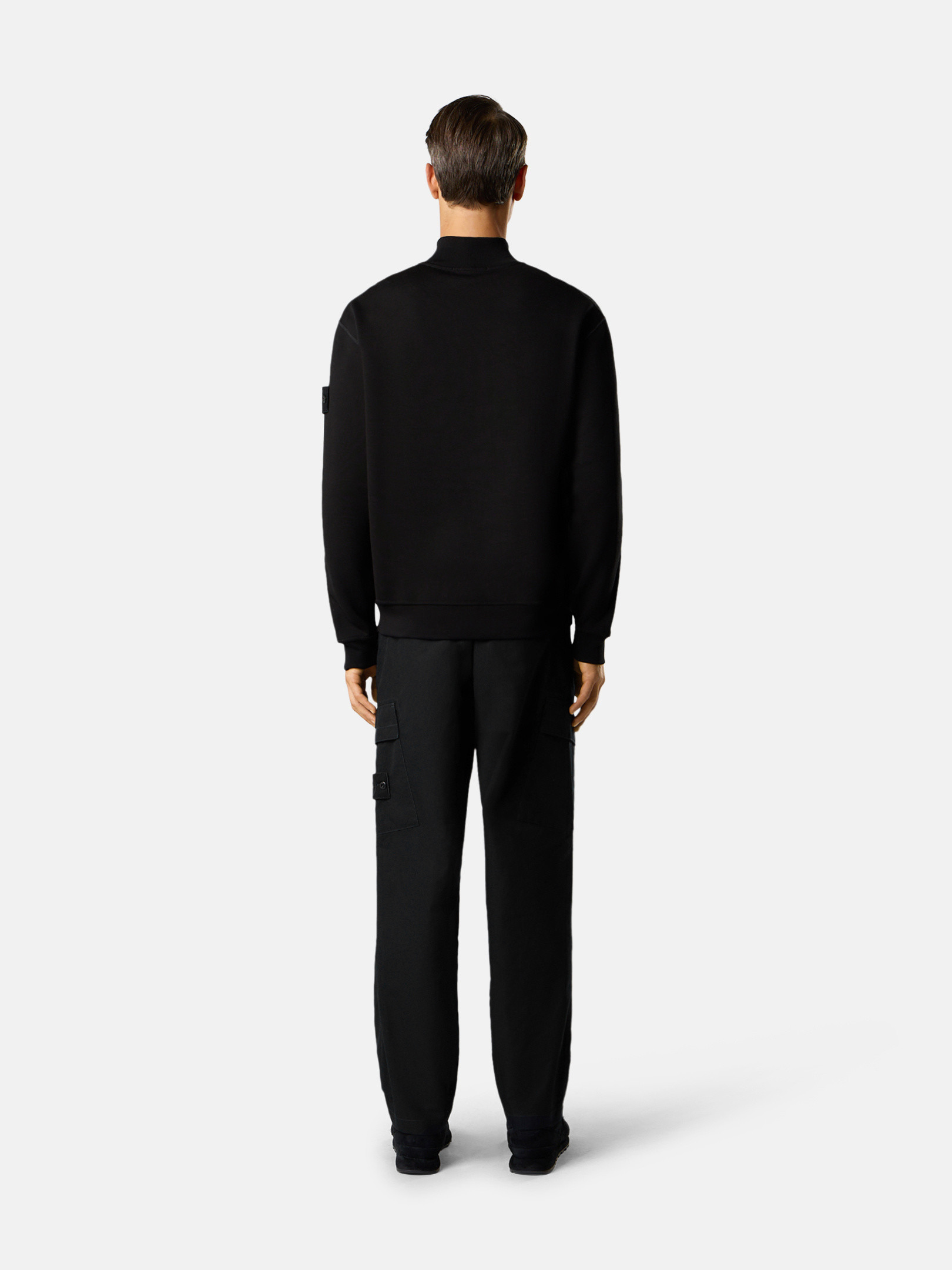 6100047 COTTON WOOL FLEECE_STONE ISLAND GHOST - 7