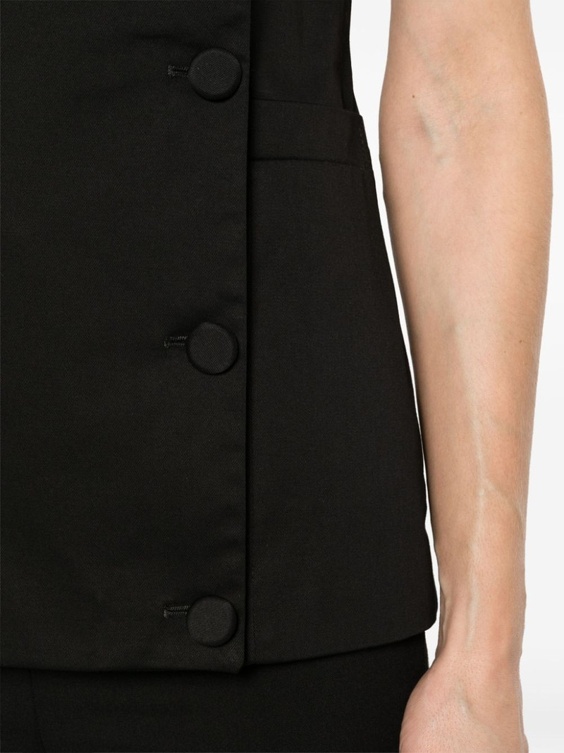 square-neck buttoned blouse 5