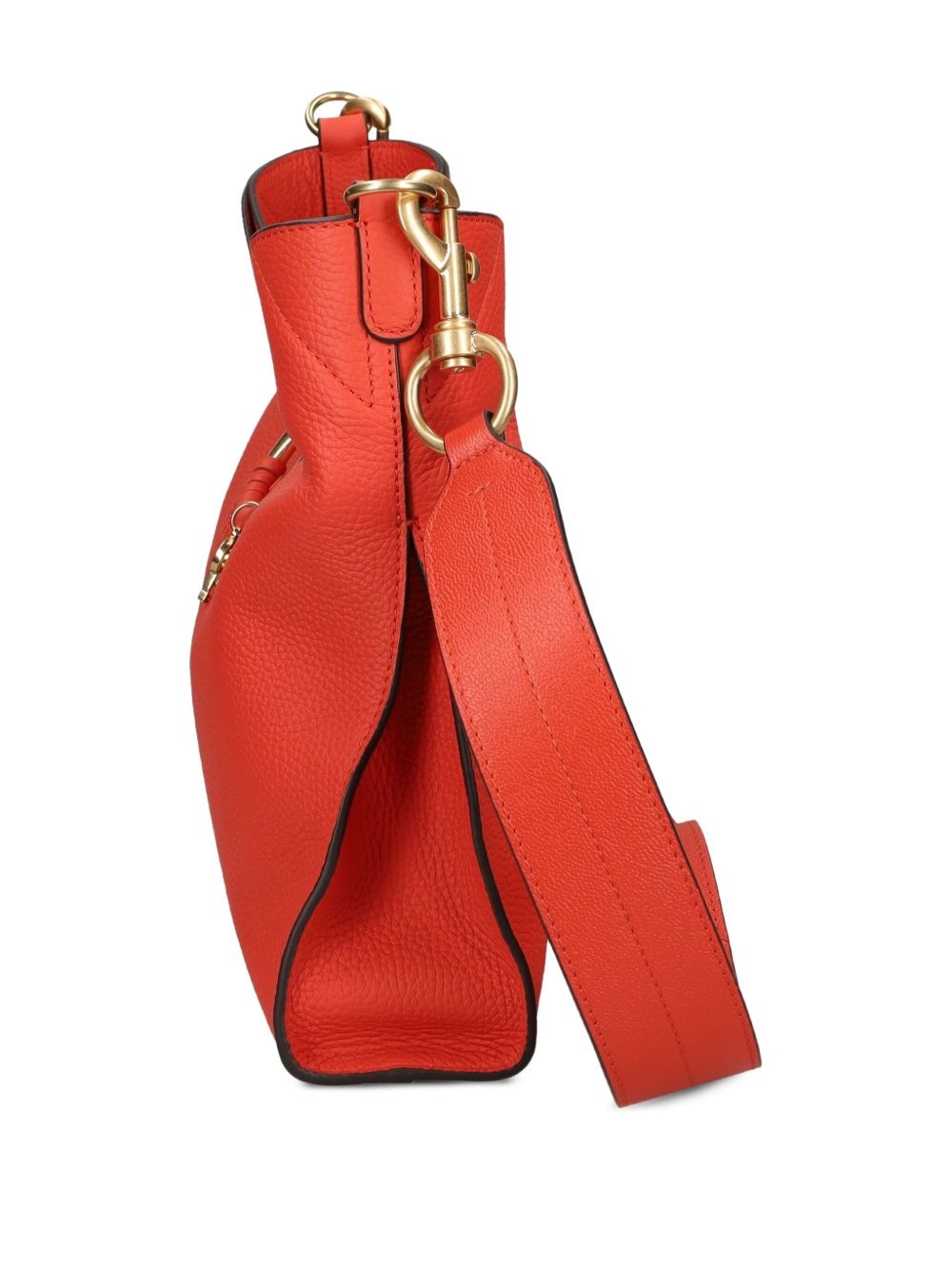 Joan leather ring-detail shoulder bag - 3