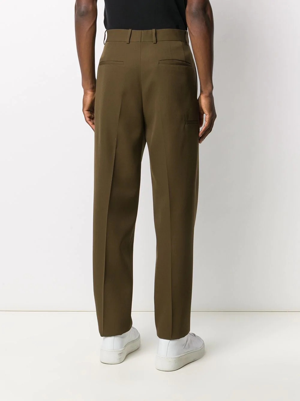 tailored straight-leg trousers - 4