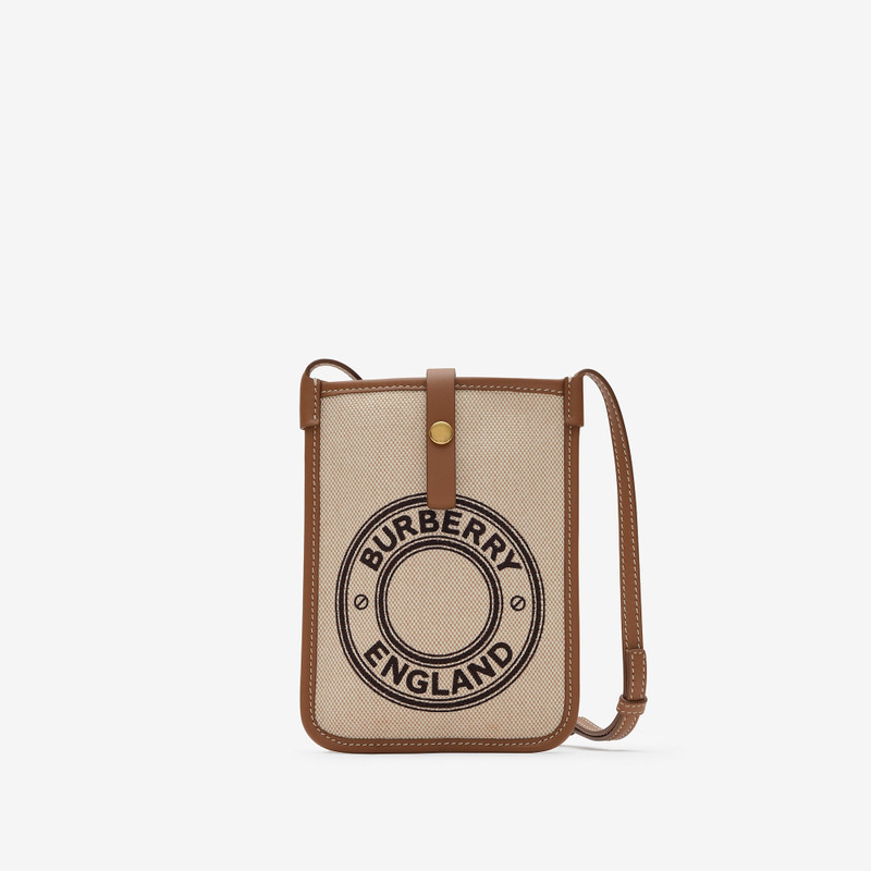 Logo Graphic Canvas Phone Pouch 1