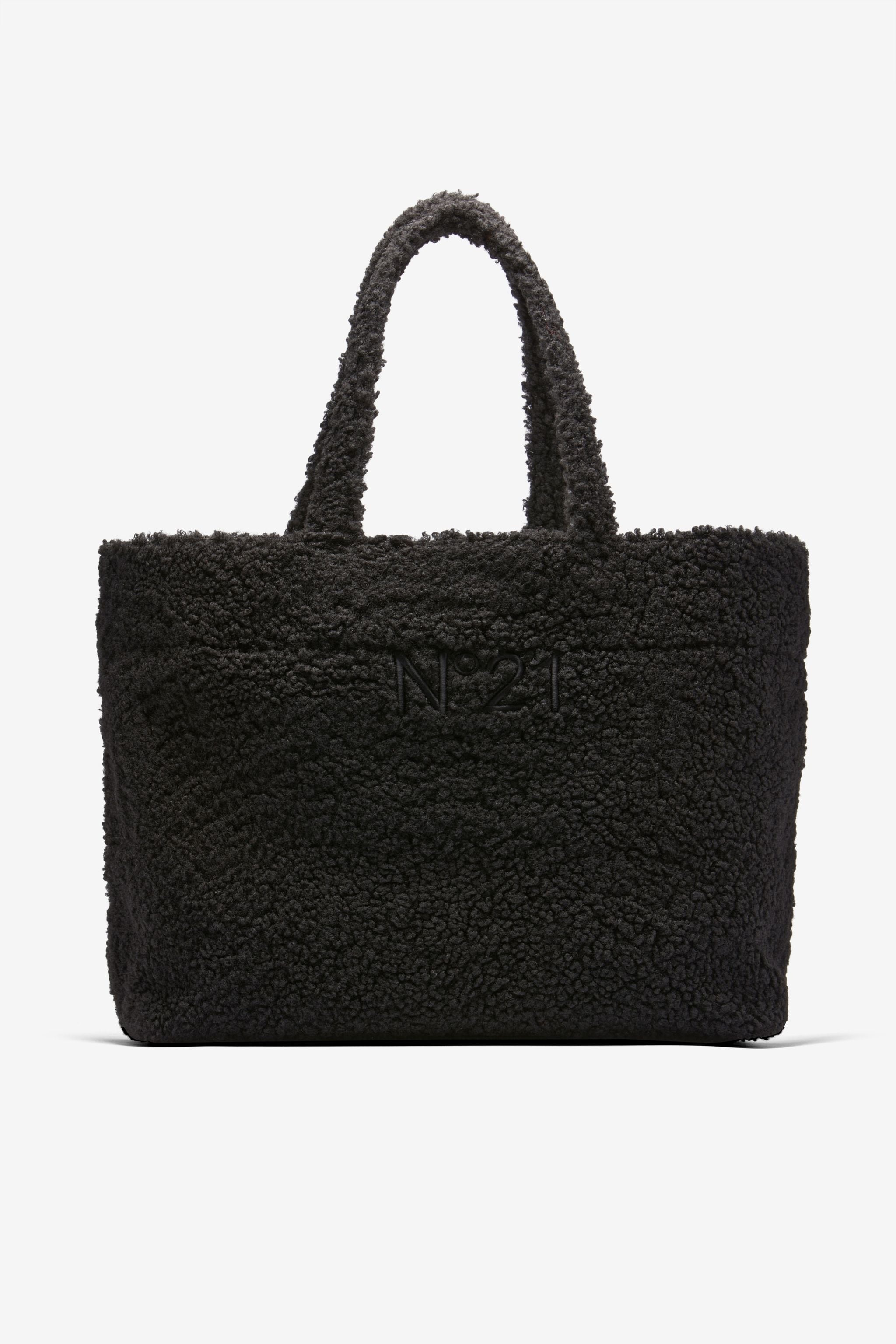 MAXI LOGO-EMBROIDERED SHOPPER - 1