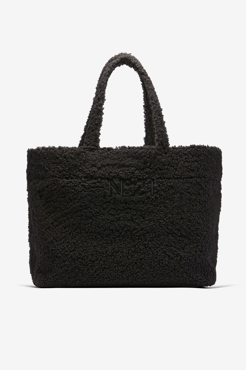 MAXI LOGO-EMBROIDERED SHOPPER 1