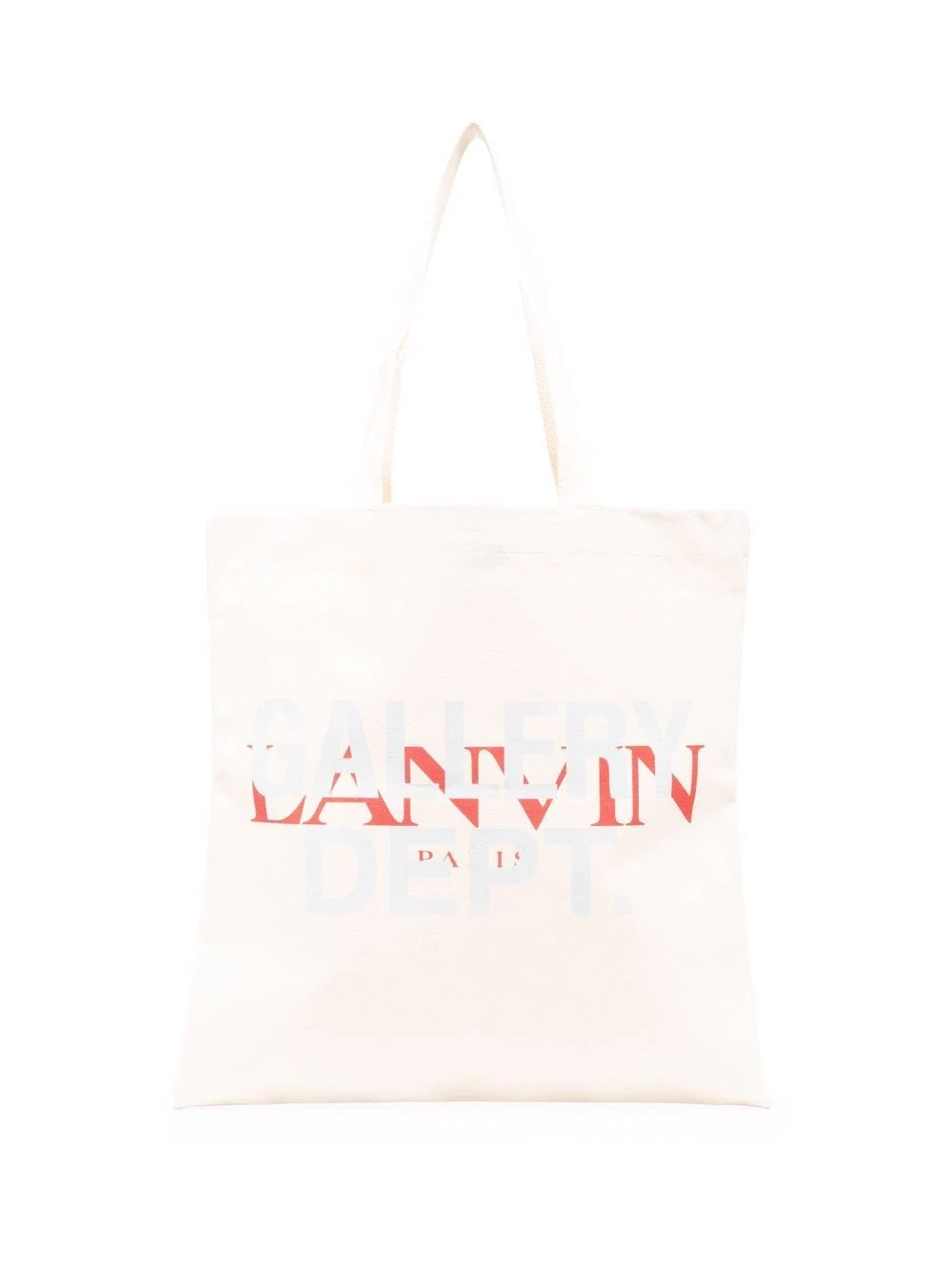 x GALLERY DEPT. logo-print cotton tote bag - 1