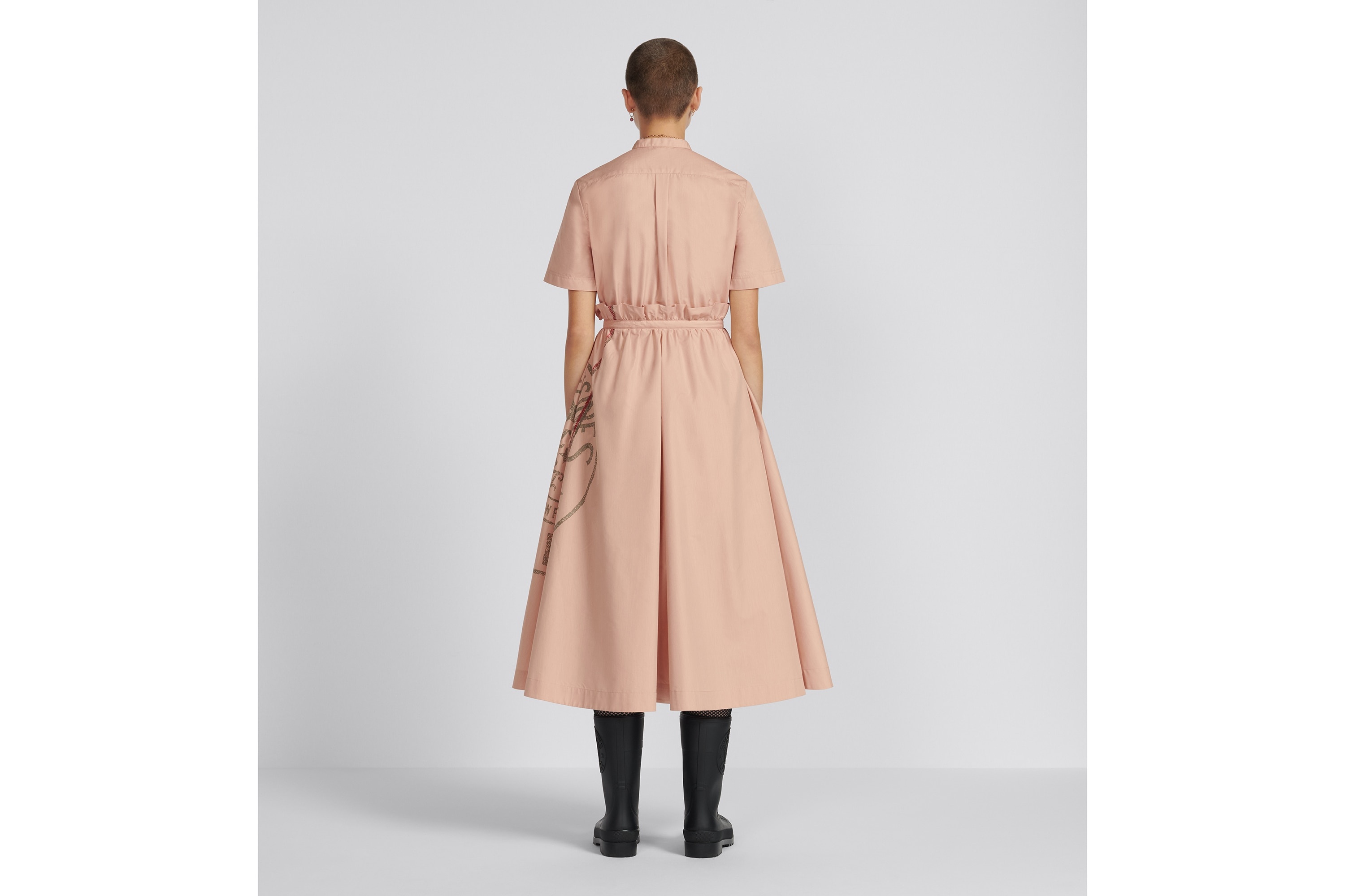 Mid-Length Open-Front Dress - 6