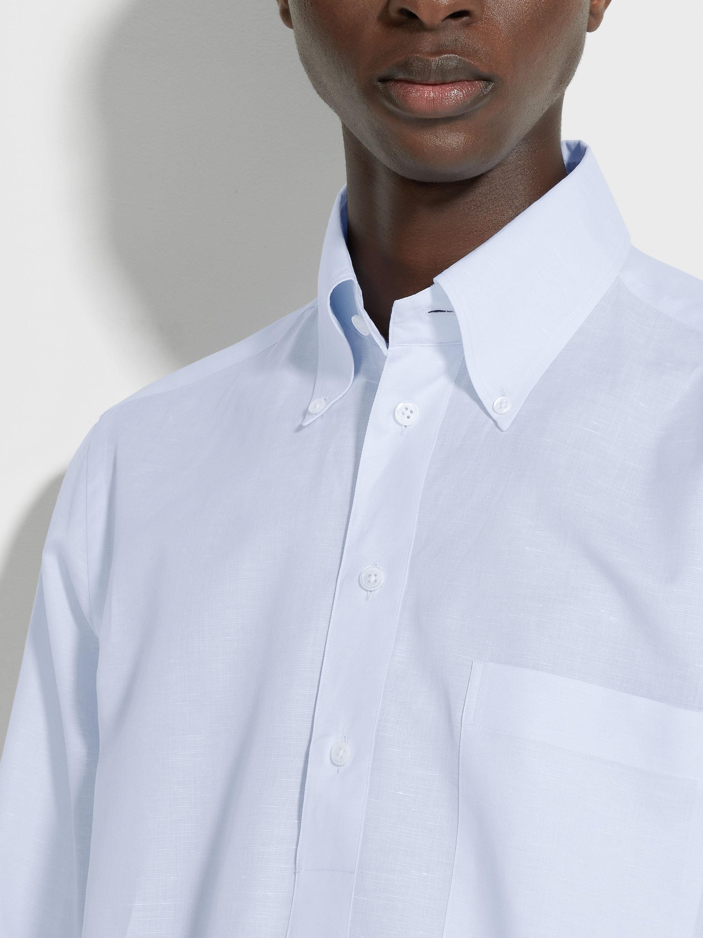 COTTON AND LINEN SHIRT - 3