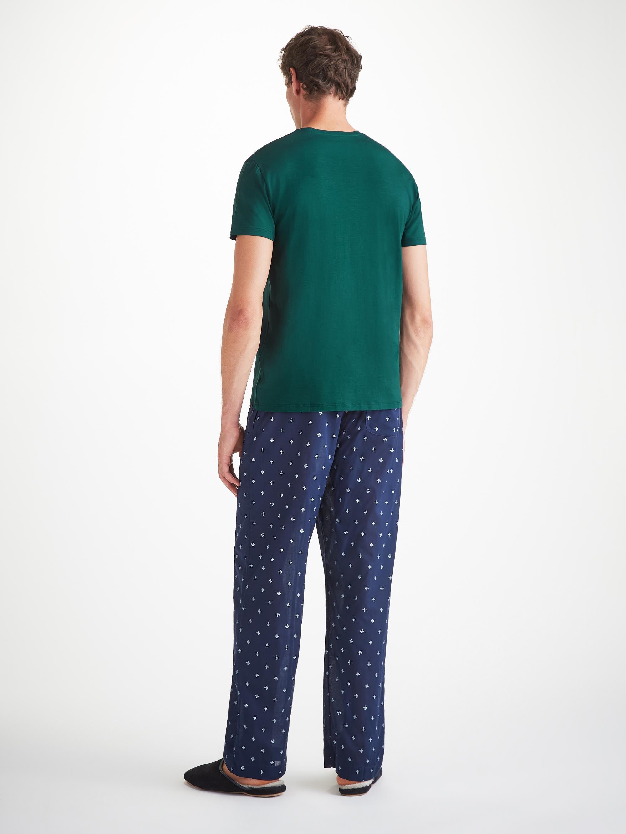 Men's T-Shirt Basel Micro Modal Stretch Pine Green - 4