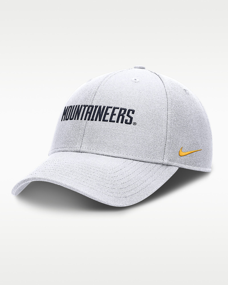 West Virginia On-Field Rise Gameday Men's Nike Dri-FIT College Trucker Adjustable Hat 1