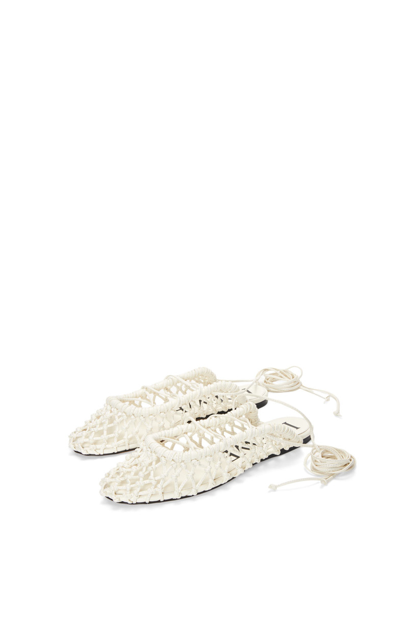 Loewe Woven ballerina in lambskin outlook