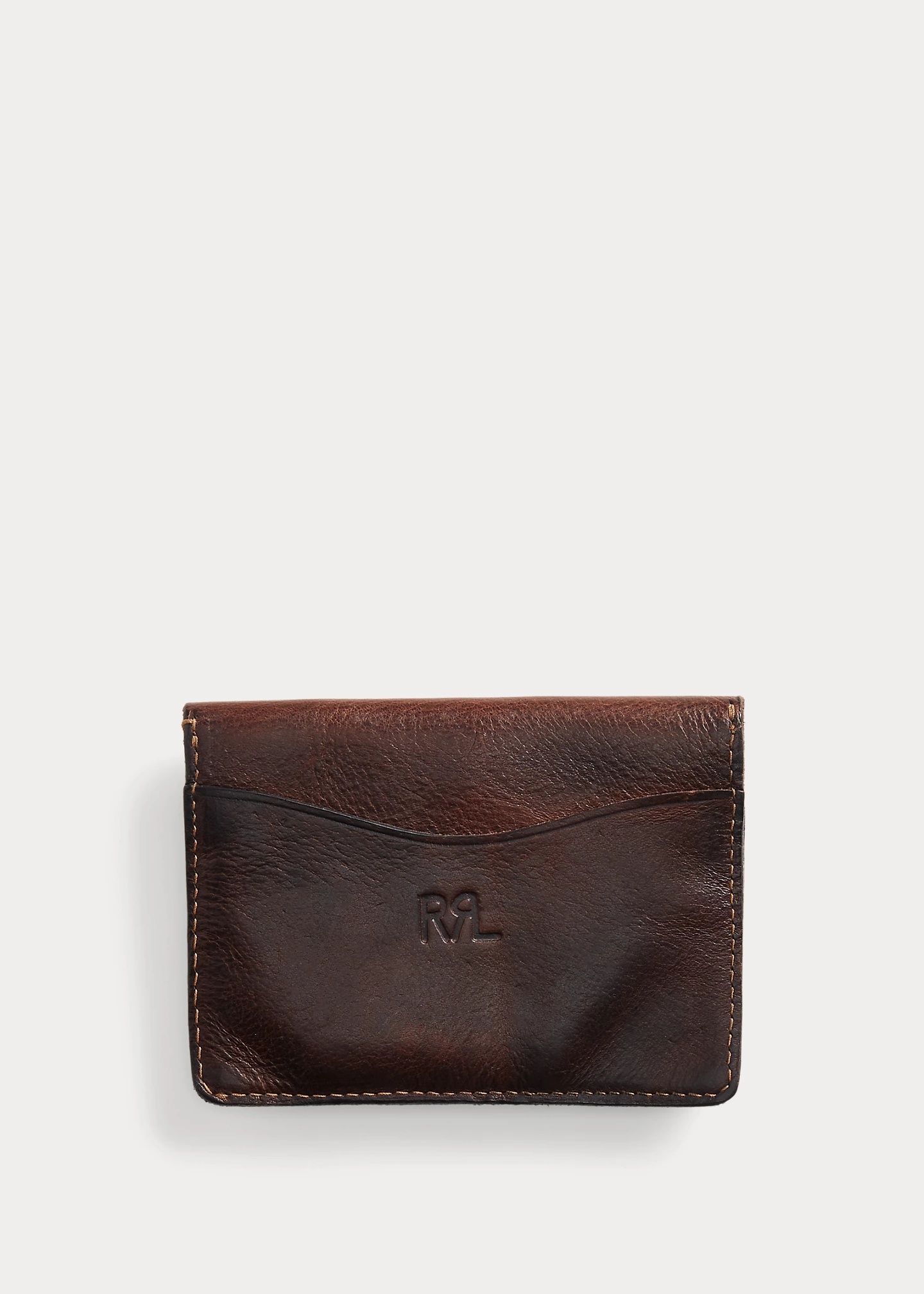 Double RL『LEATHER CARD CASE』 RRL by Ralph Lauren Leather Card Case | REVERSIBLE