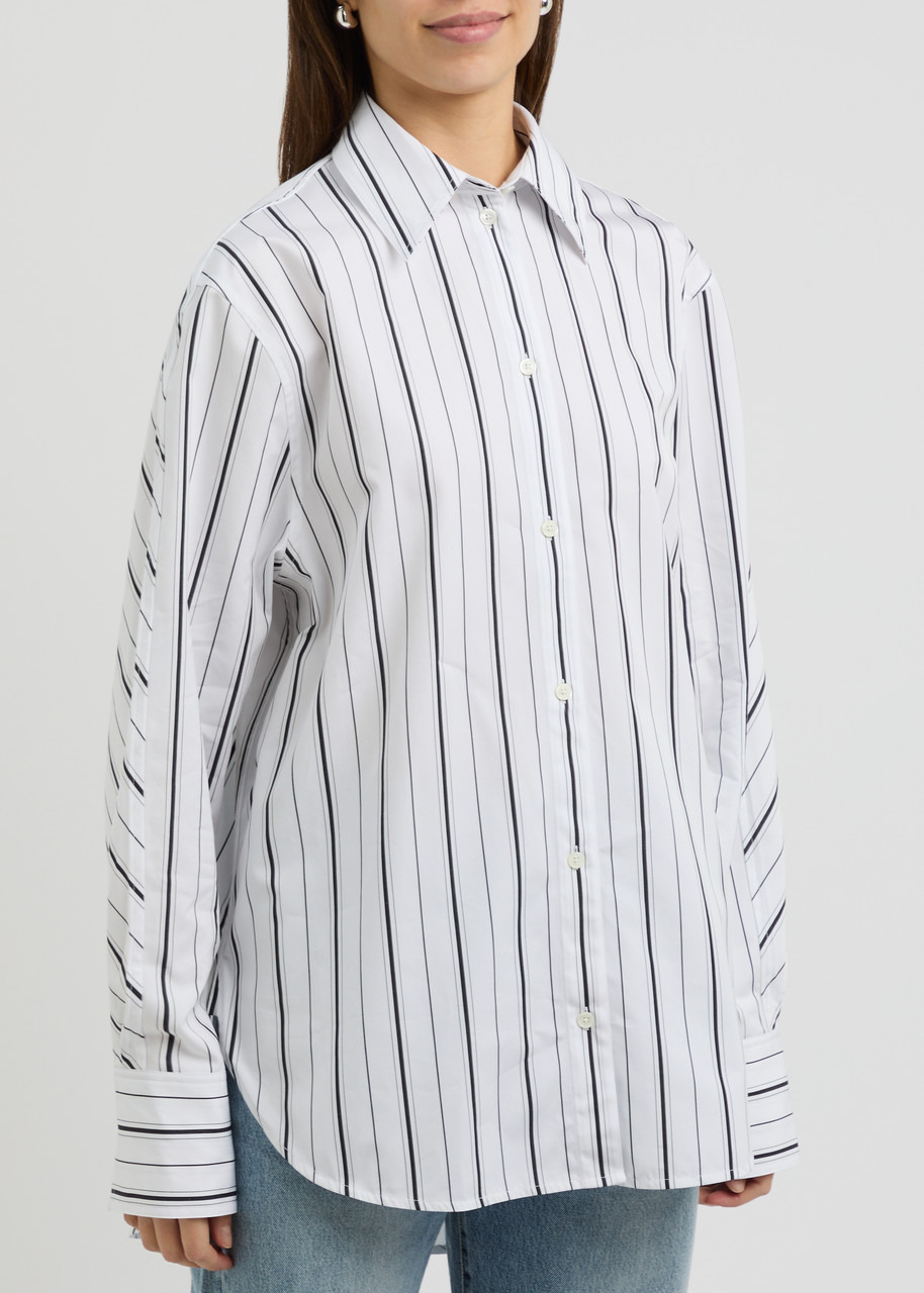 Toteme Striped-print Cotton-poplin Shirt - 2