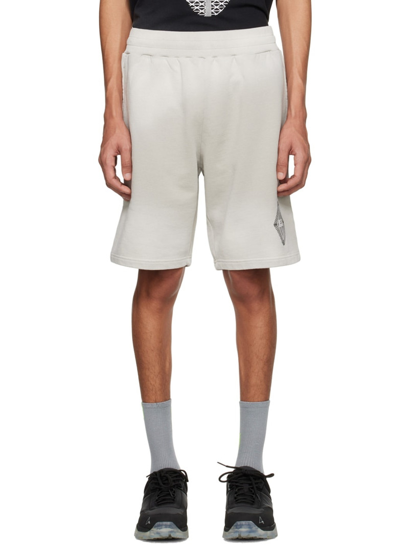 Gray Gradient Shorts - 1