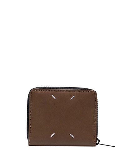 Maison Margiela zip-around leather wallet outlook