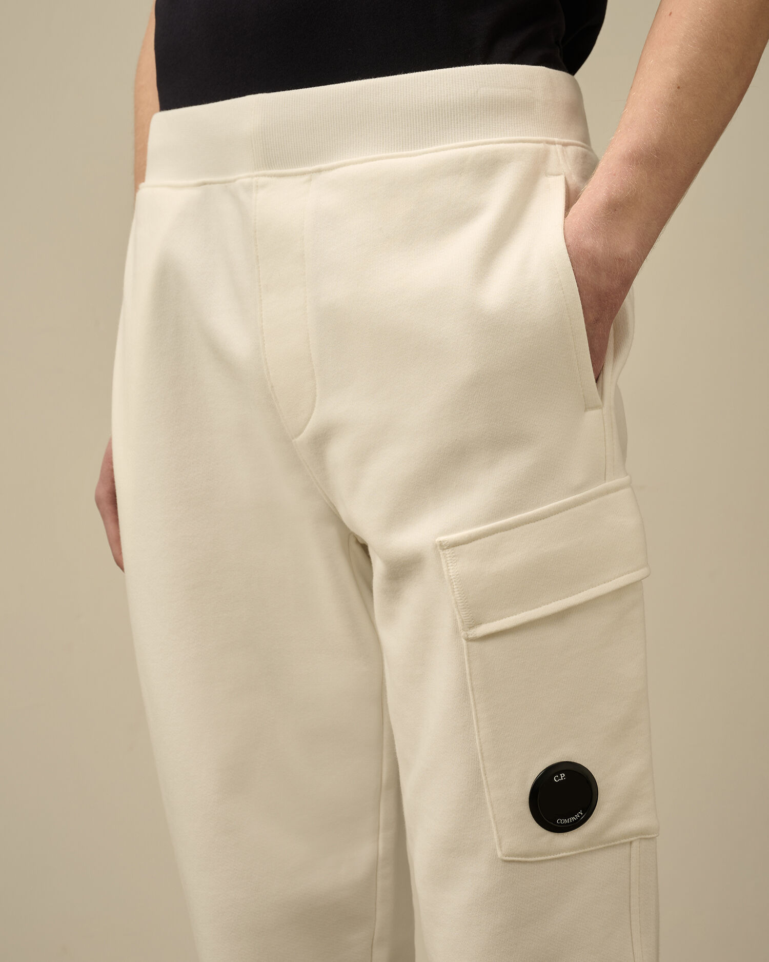 Diagonal Raised Fleece Lens Sweatpants - 5