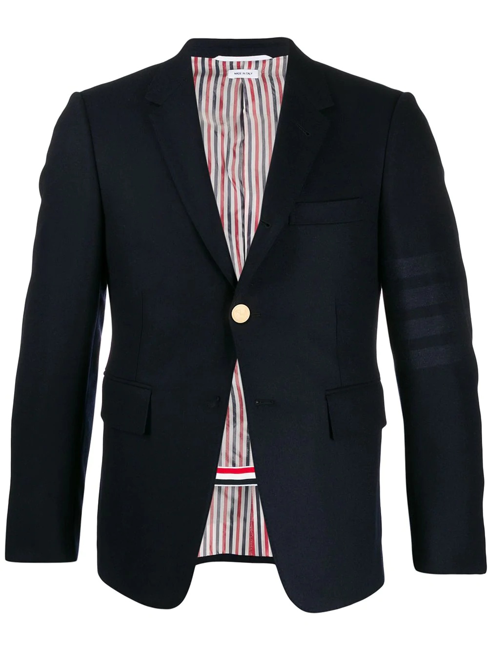 tonal 4-Bar flannel blazer - 1