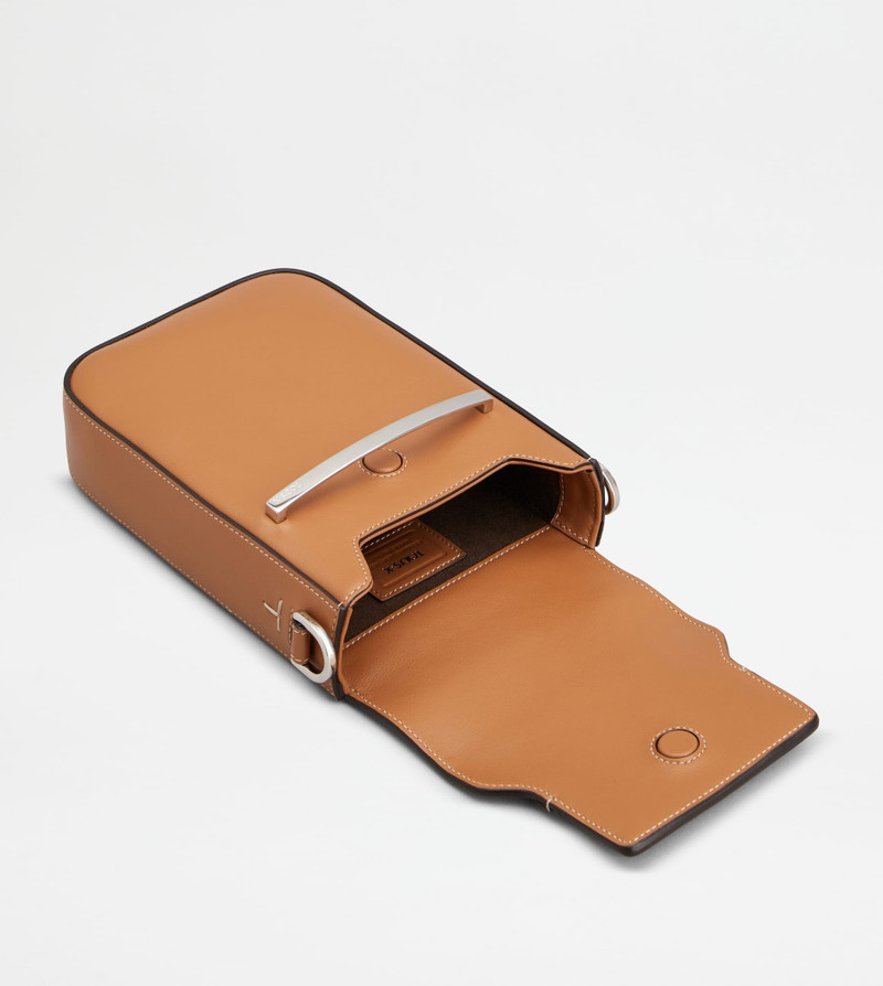 Tod's PHONE HOLDER MEDIUM TOD'S•X CAPSULE COLLECTION - BROWN outlook