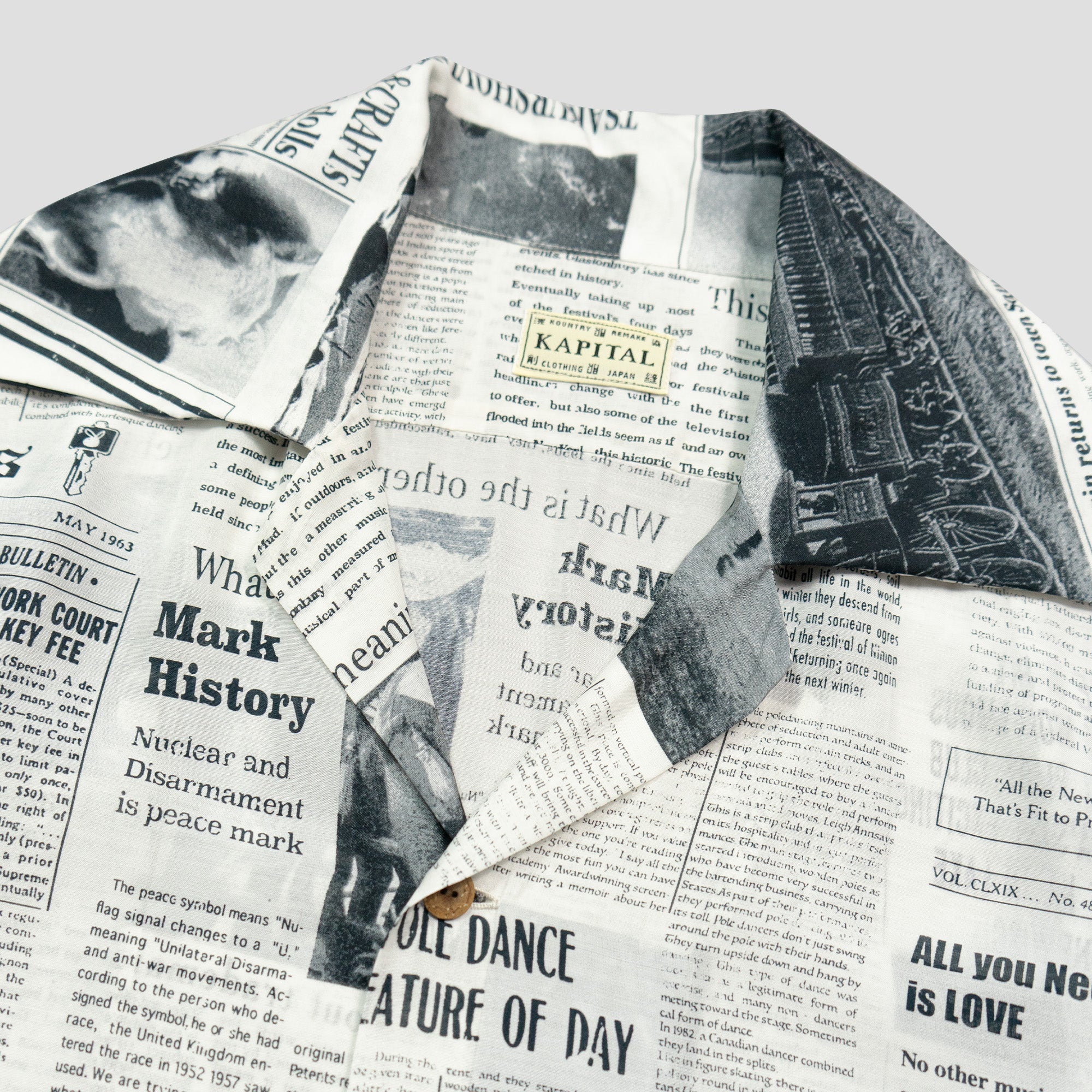 SILK/RAYON GYPSY NEWSPAPER L/S SHIRTS - 2