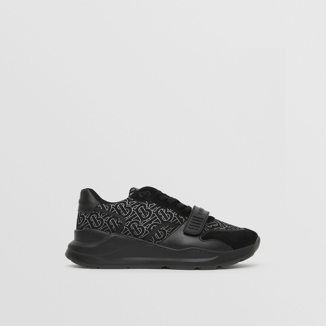 Monogram Print Nylon Sneakers - 1