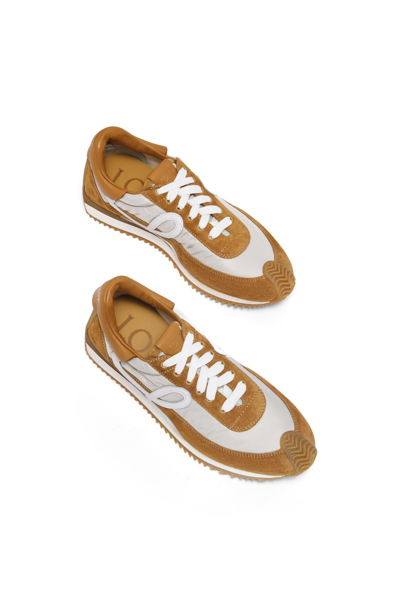 Flow runner in suede and nylon 3