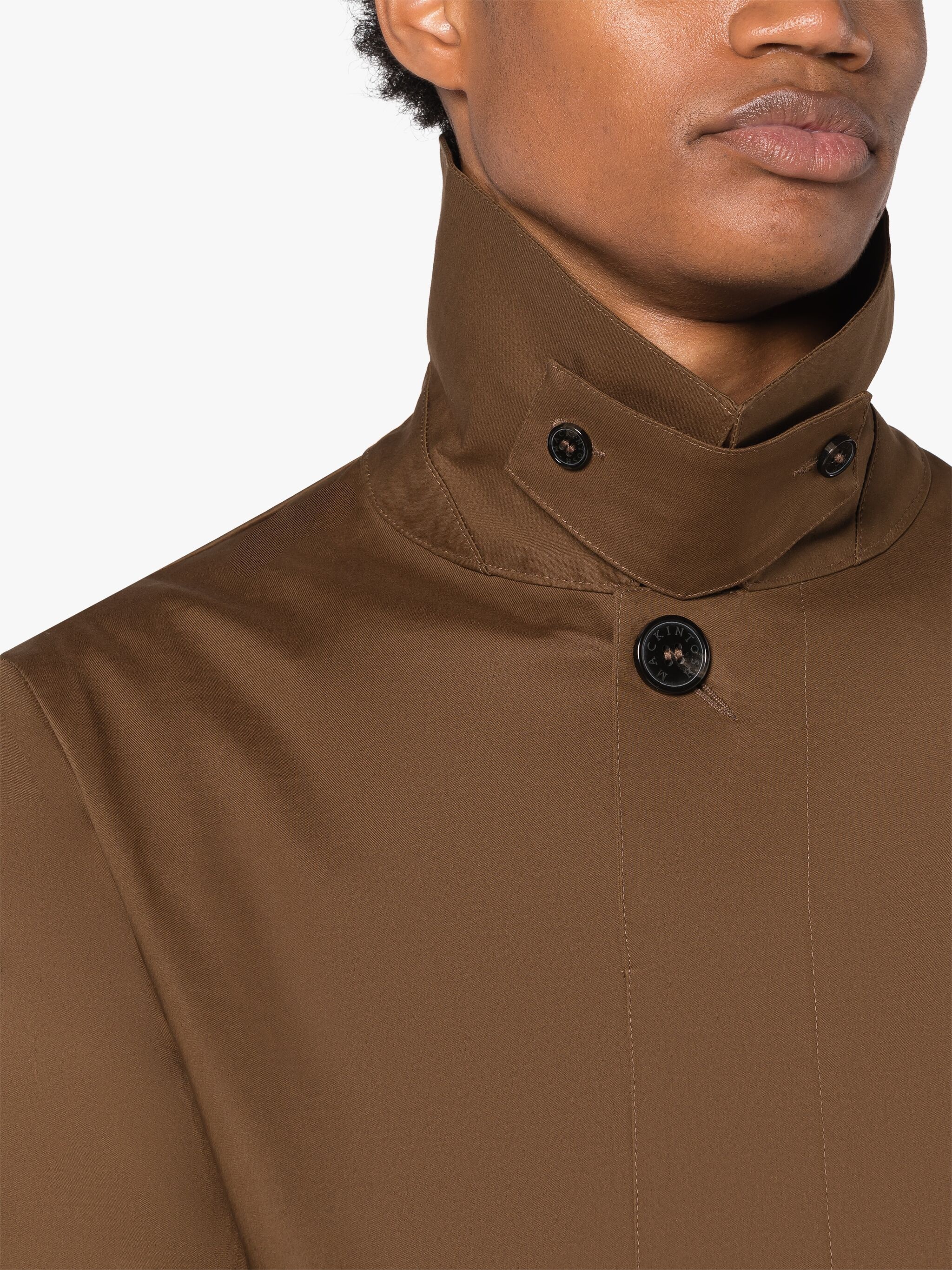 CAMBRIDGE DESERT PALM RAINTEC COTTON SHORT COAT - 5