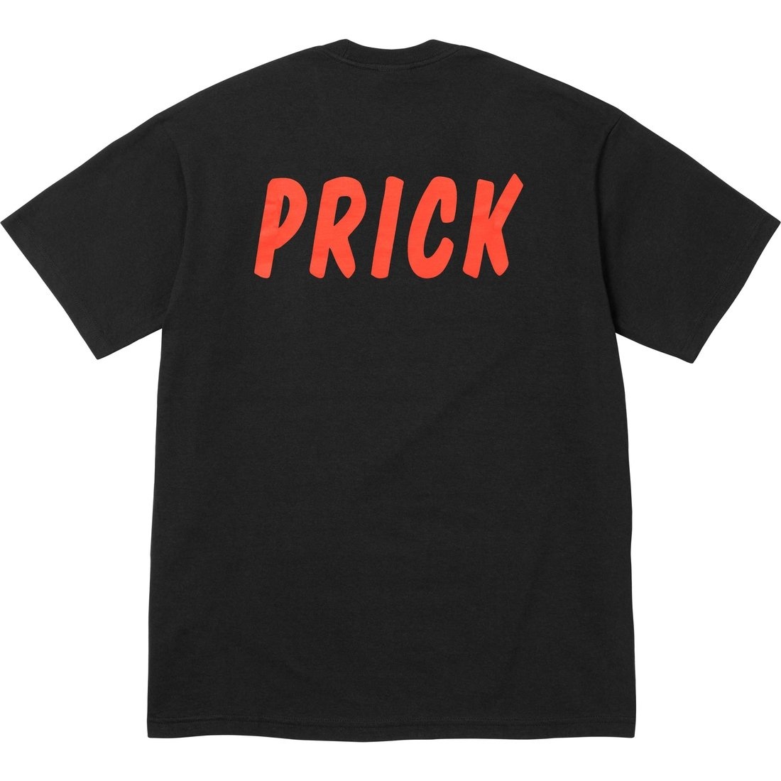 Red and black supreme shirt on sale