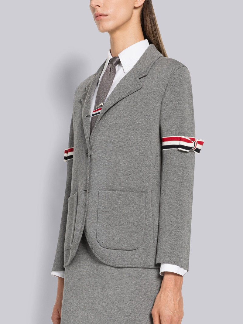 Double Face Cotton Bow Armband Sport Coat 2