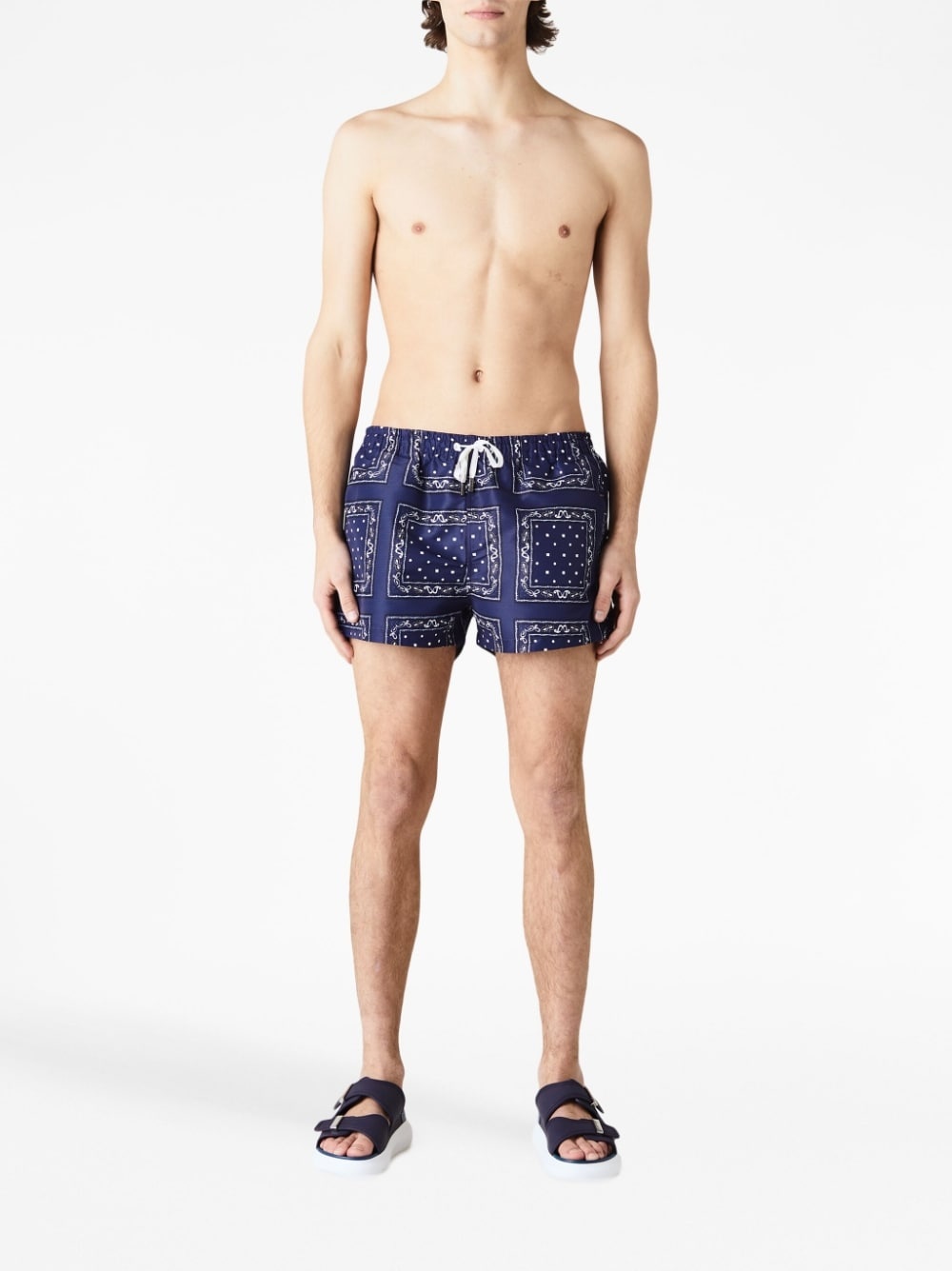 graphic-print swim shorts - 2