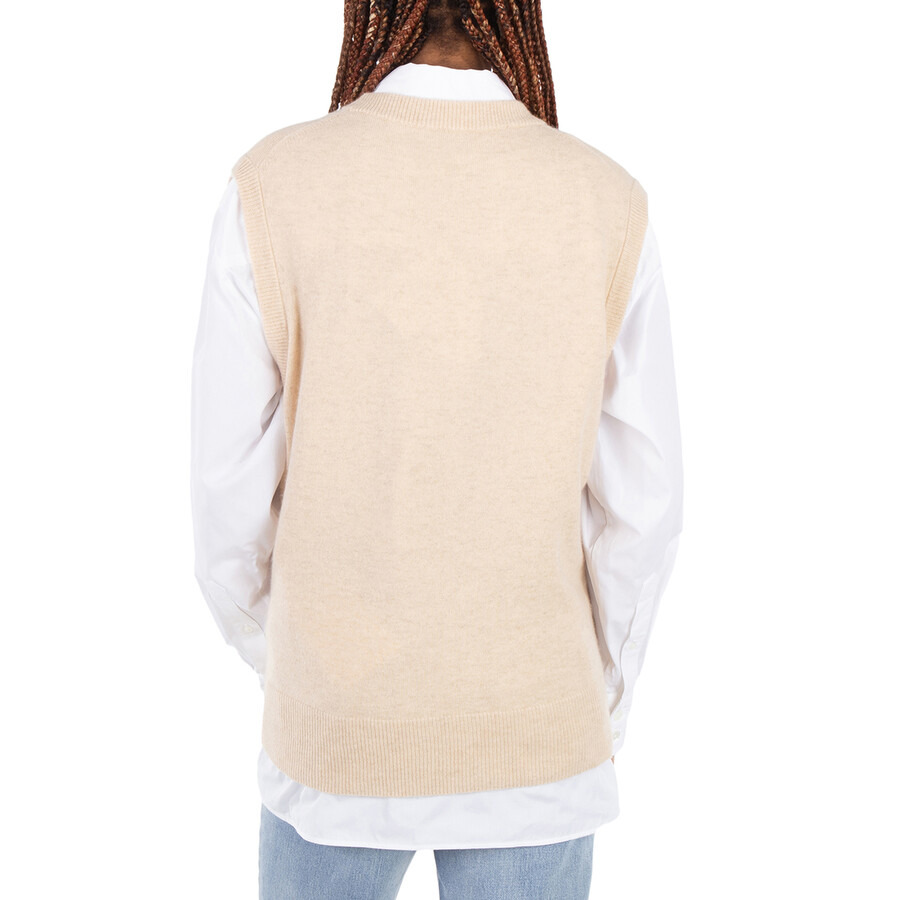 Anine Bing Ladies Ivory Ronan Knit Vest - 4