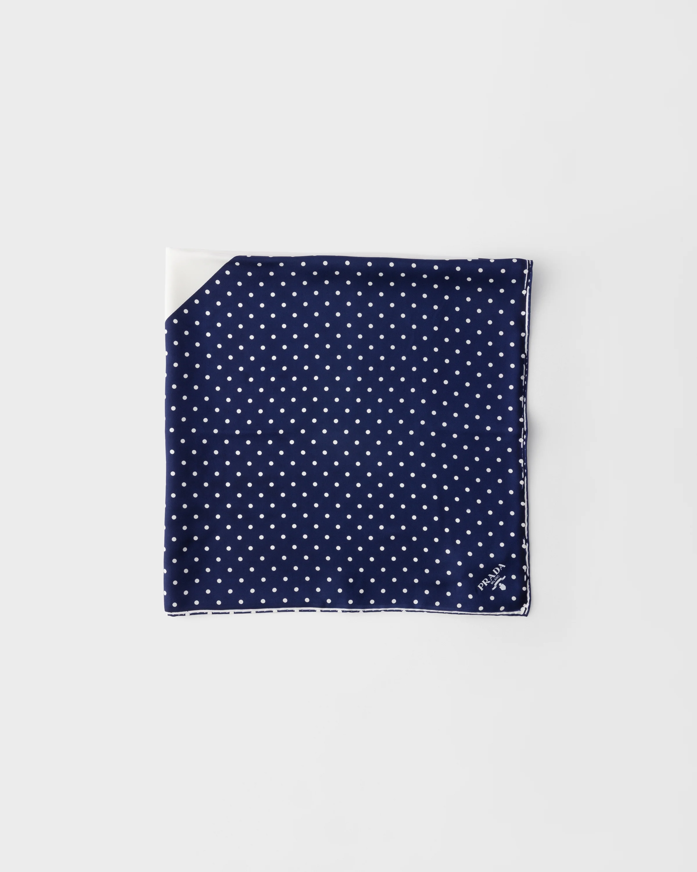 Printed twill scarf 90 - 1