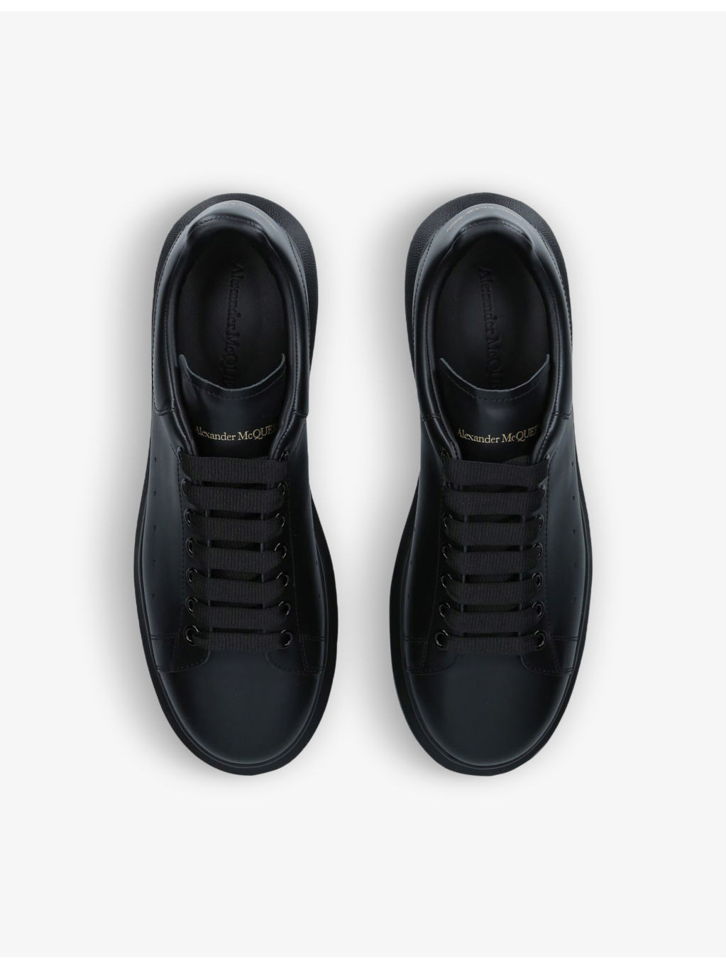 Men's Show leather platform trainers - 2