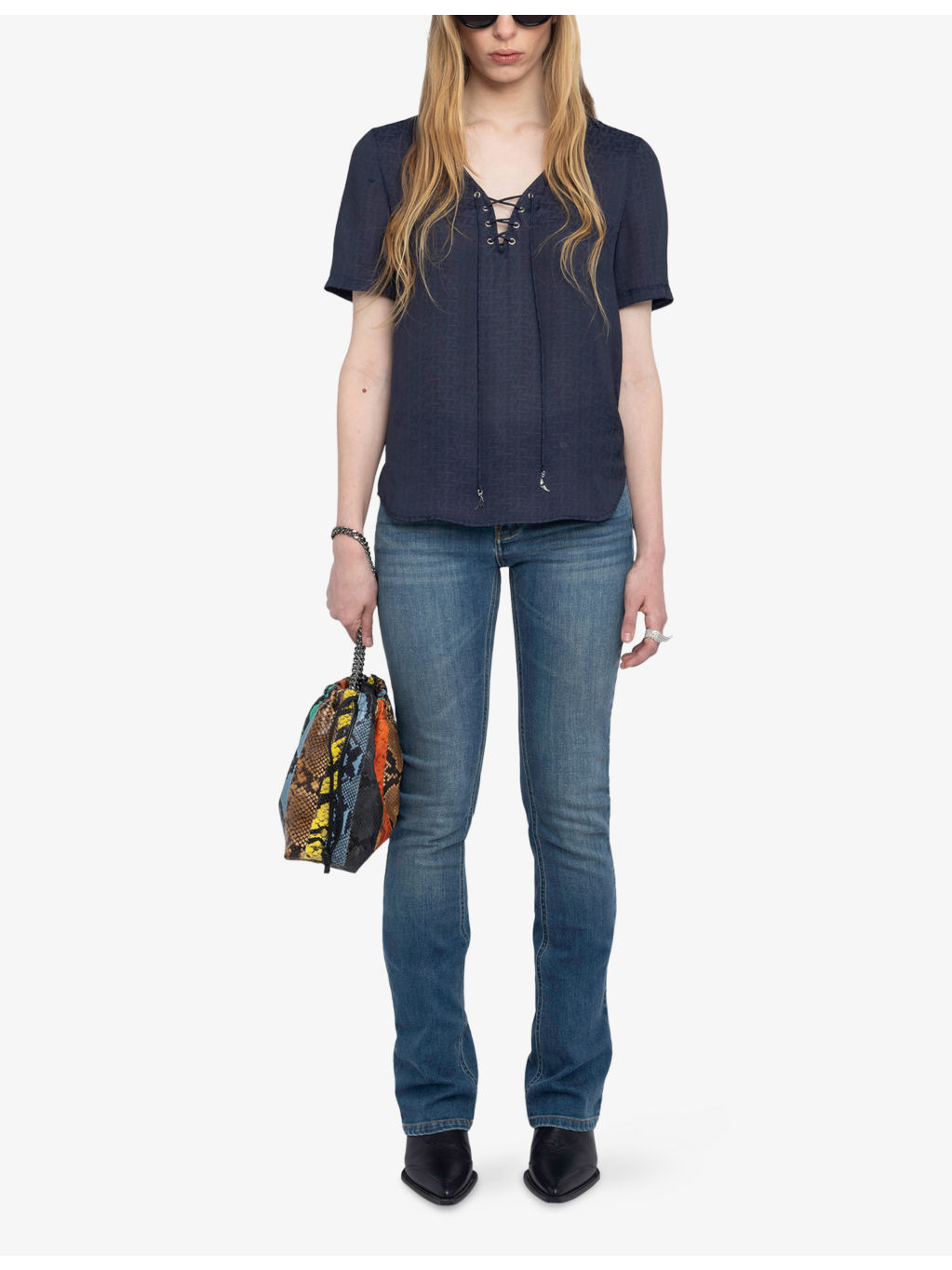 Terzo Monogram-Print Woven Top - 2