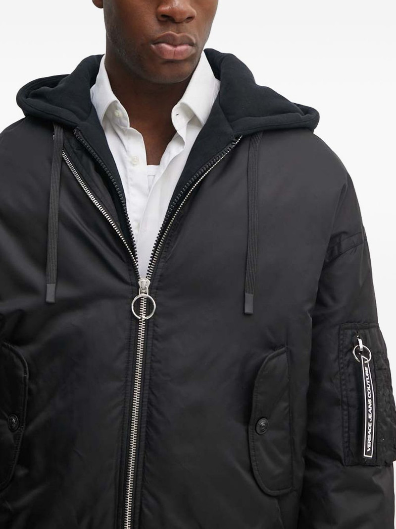 hooded zip-fastening jacket 5
