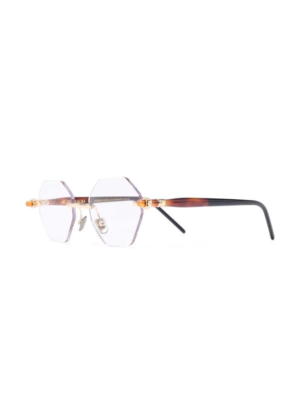 P54 octagonal-frame glasses - 2