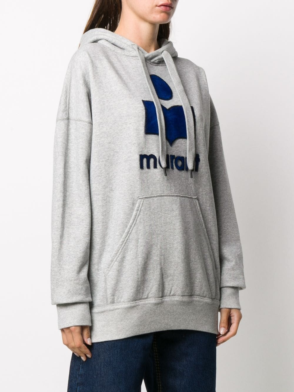 oversized logo hoodie - 3