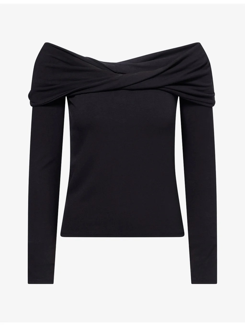 Aaliyah Bardot Stretch-Jersey Top - 1