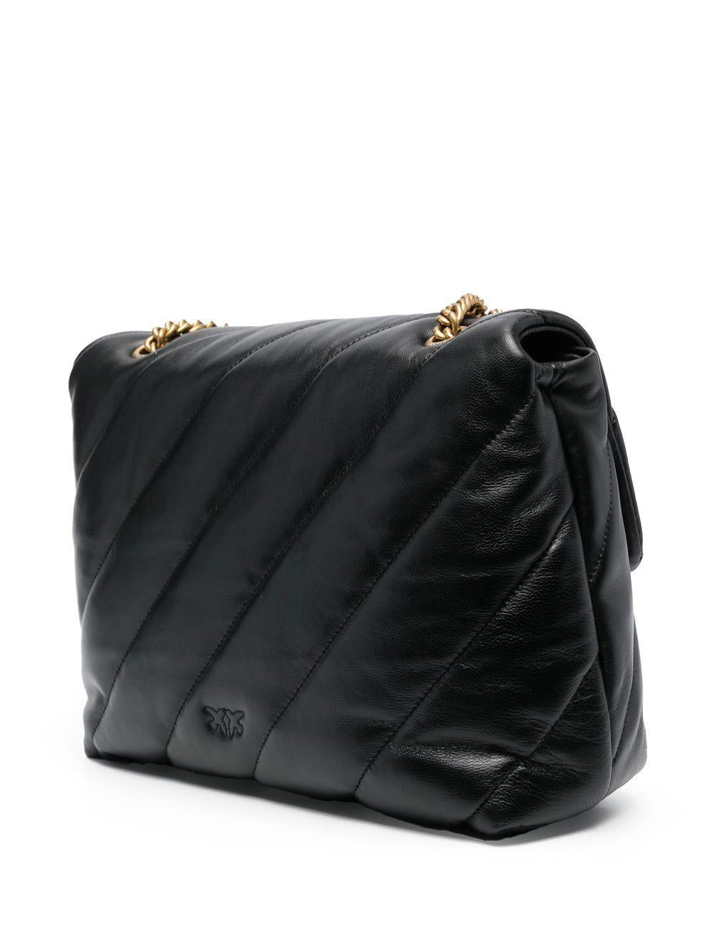 BORSA A SPALLA MINI LOVE BAG PUFF MAXI QUILT PINKO - 3