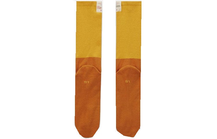 Air Jordan x Union Crossover Logo Solid Color Sports Socks Unisex One Pair Yellow DA2563-710 - 3
