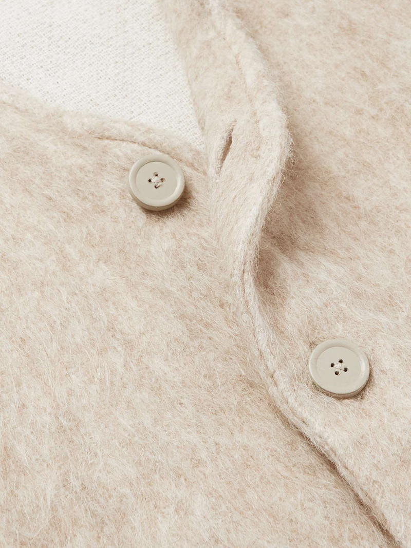 Brushed Knitted Cardigan 5