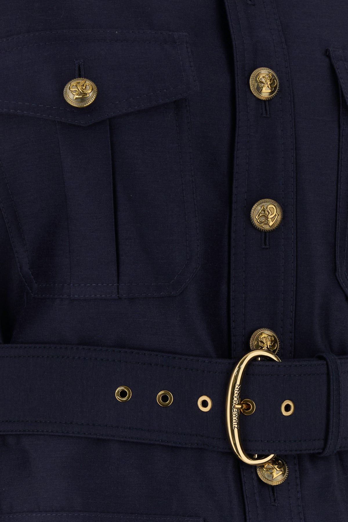 Blue wool blend Hypnotic jacket - 3