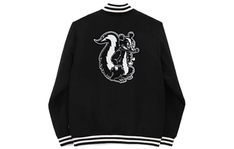 Vans Checkerboard Research Varsity Jacket 'Black' VN0A7S92BLK - 2