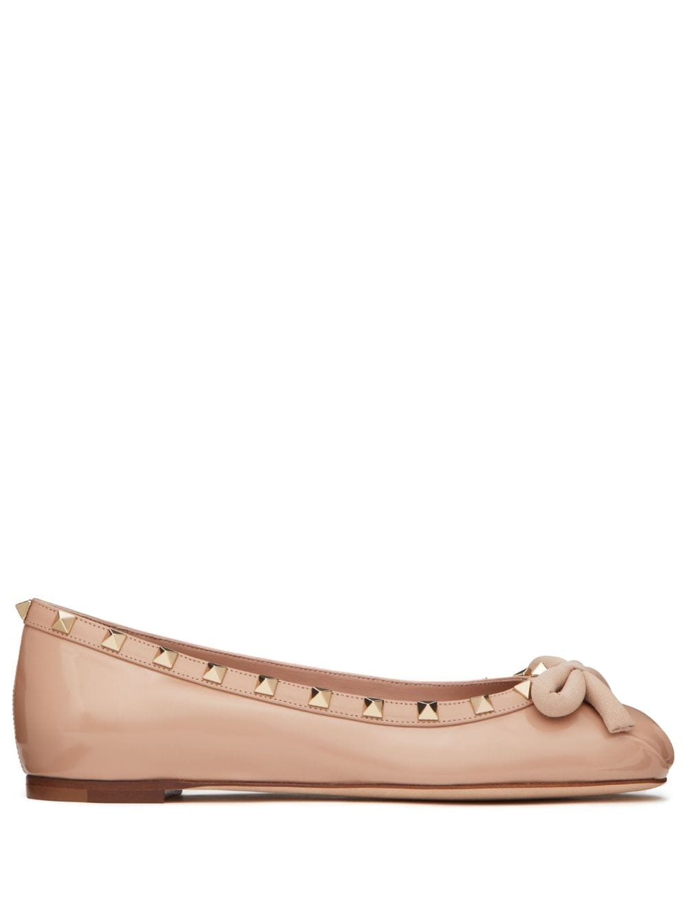 Valentino Garavani Women Rockstud Leather Ballets - 1