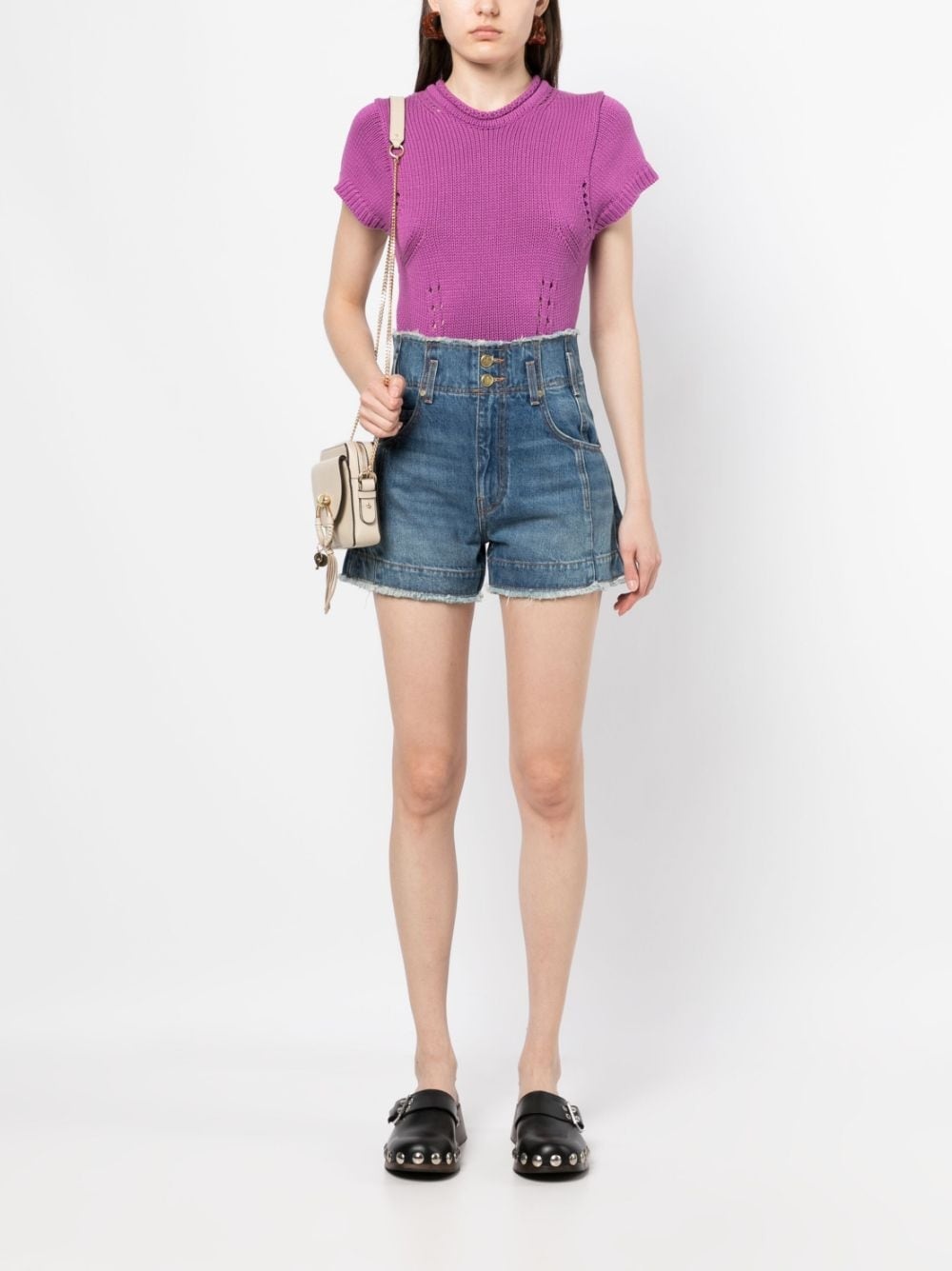 Arden knit crop top - 2