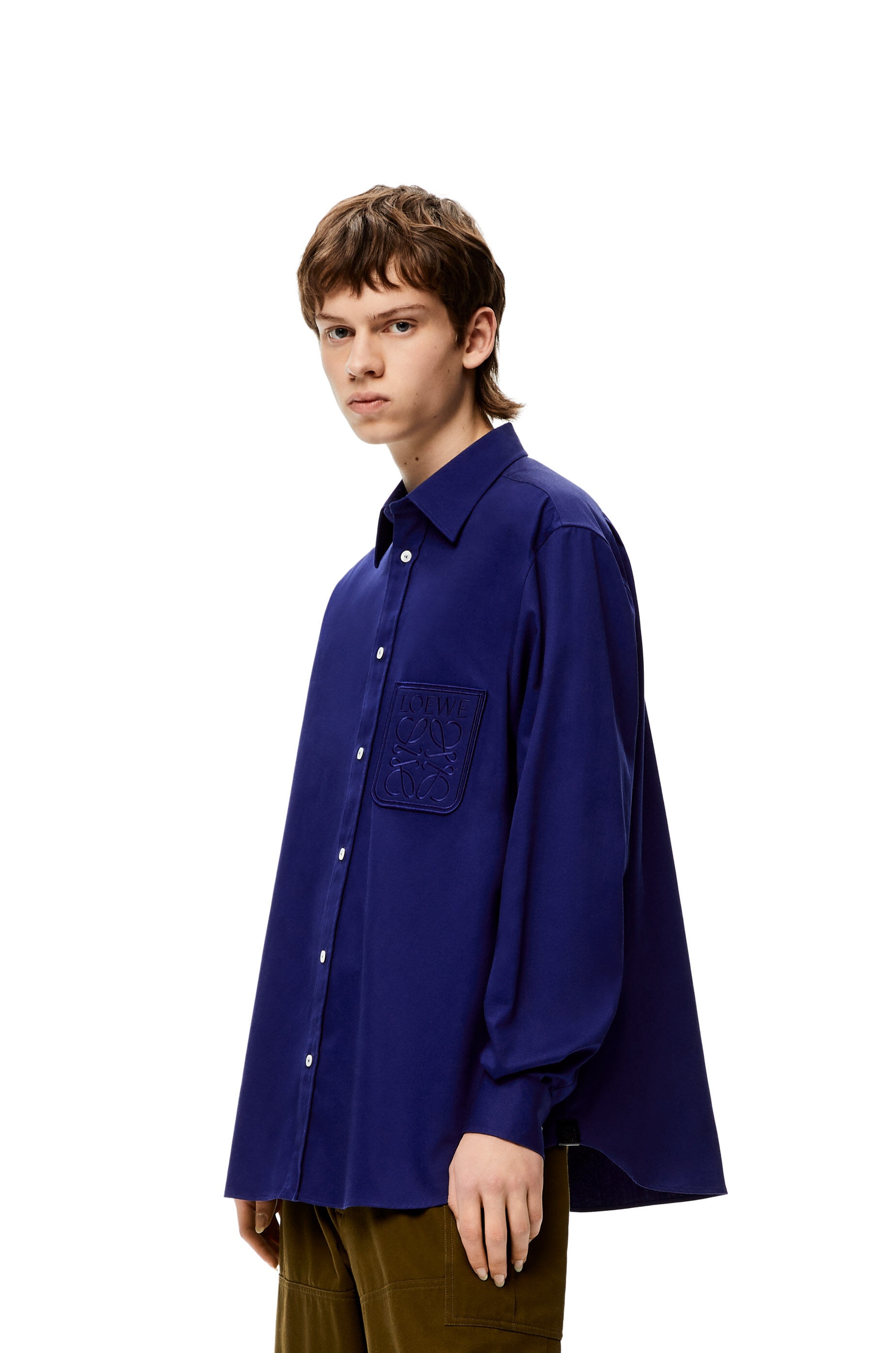 Anagram overshirt in cotton - 3