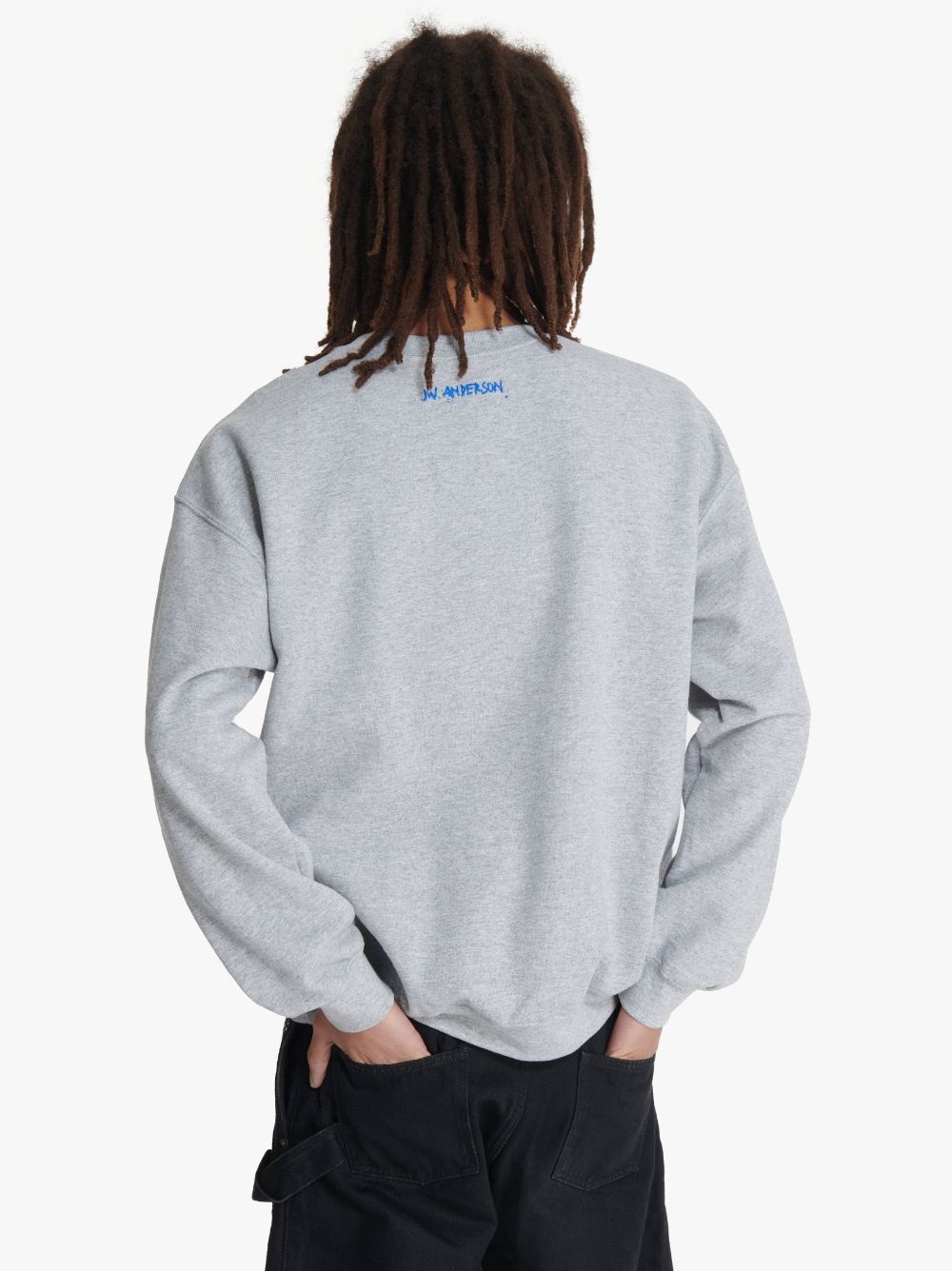 JW ANDERSON X QUEER SWEATSHIRT WITH TEXT PRINT - 4