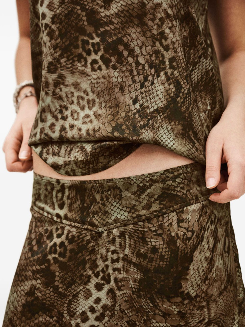 Ciria animal print skirt 5